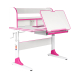 Комплект Anatomica Study-100 Lux парта + кресло + органайзер белый/розовый со светло-розовым креслом Armata