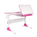 Комплект Anatomica Study-100 парта + кресло белый/розовый с розовым креслом Robin